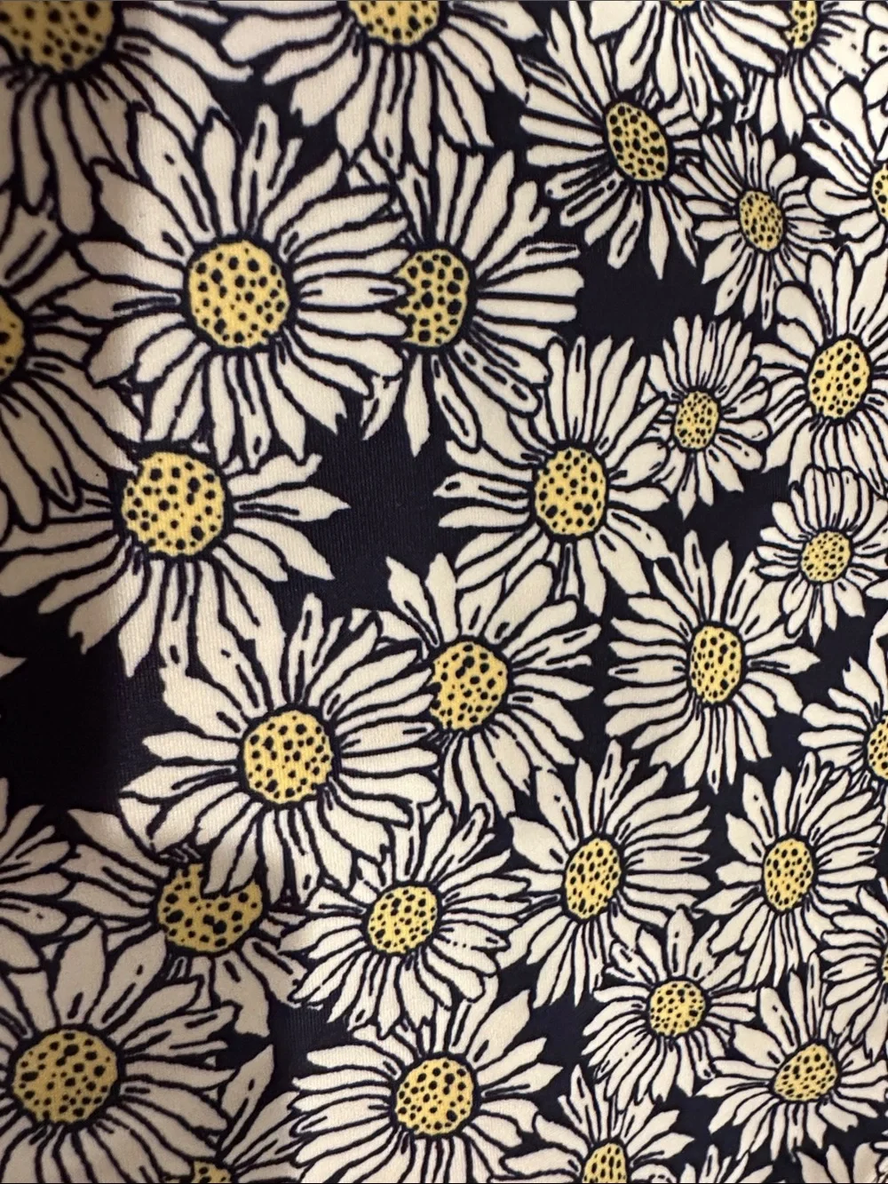 Melrose and Market Navy and White Daisy Print Two-Piece Swim Set
